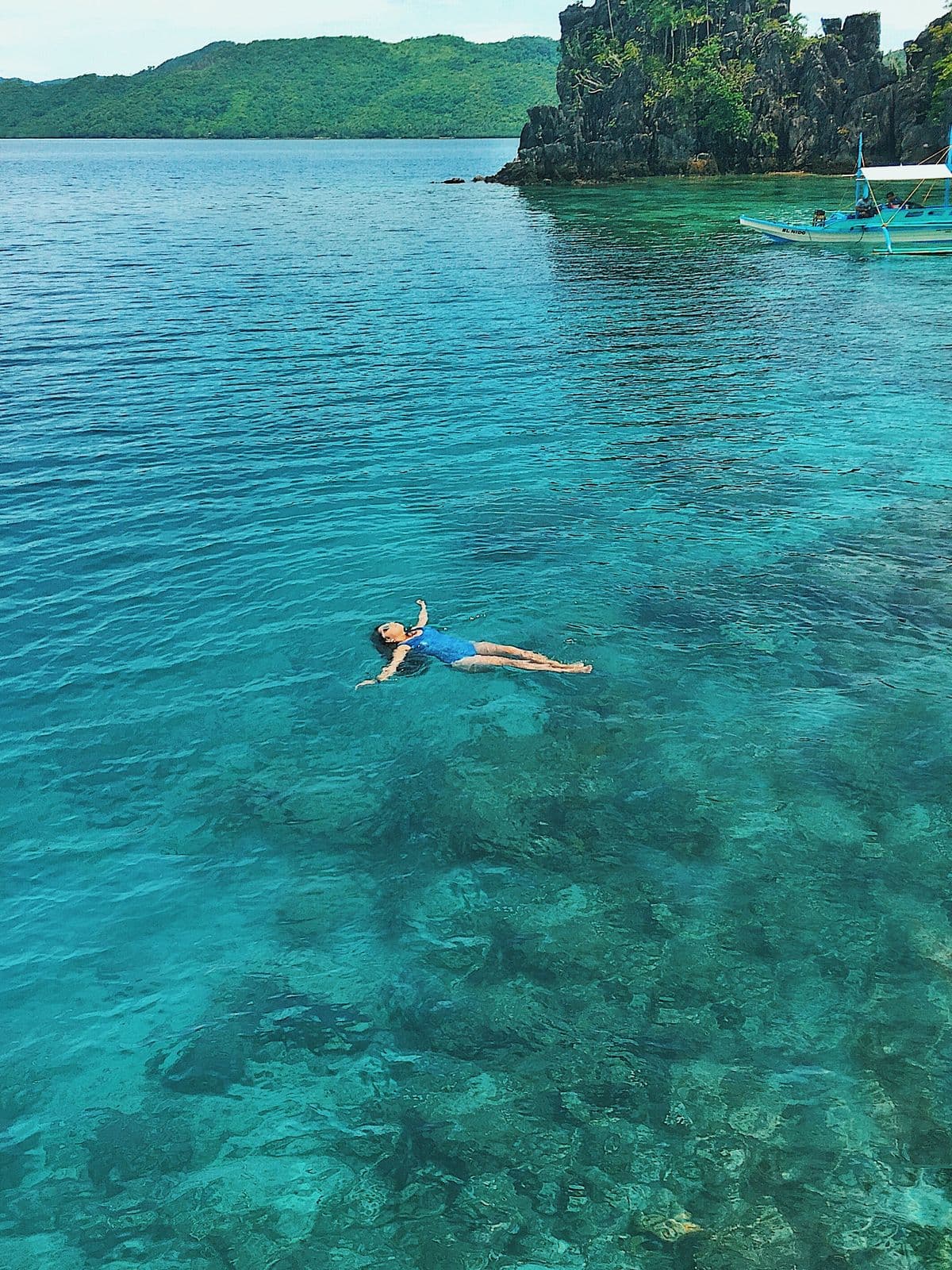Into the water