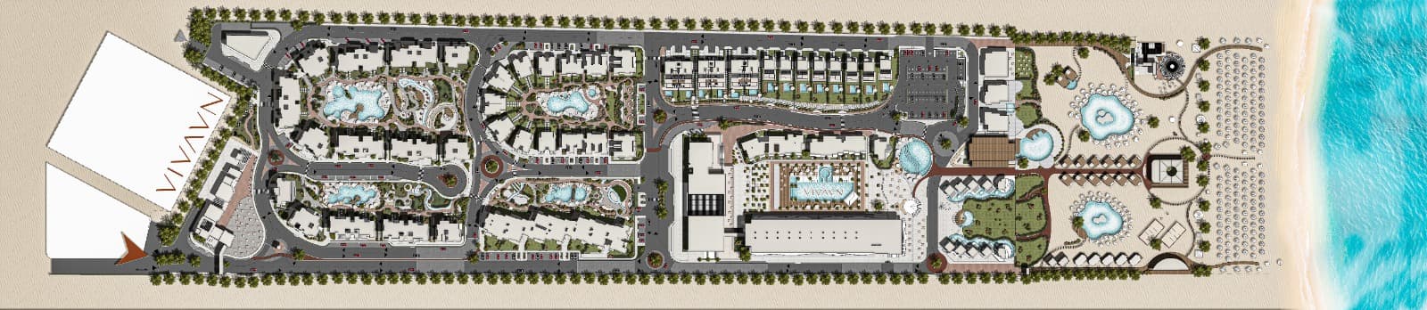 NAVAIA masterplan, seen from above